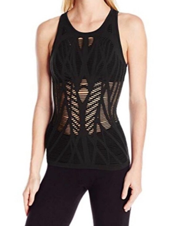 ALO Yoga Tops - Alo Vixen Yoga Tank Top SzL Black
